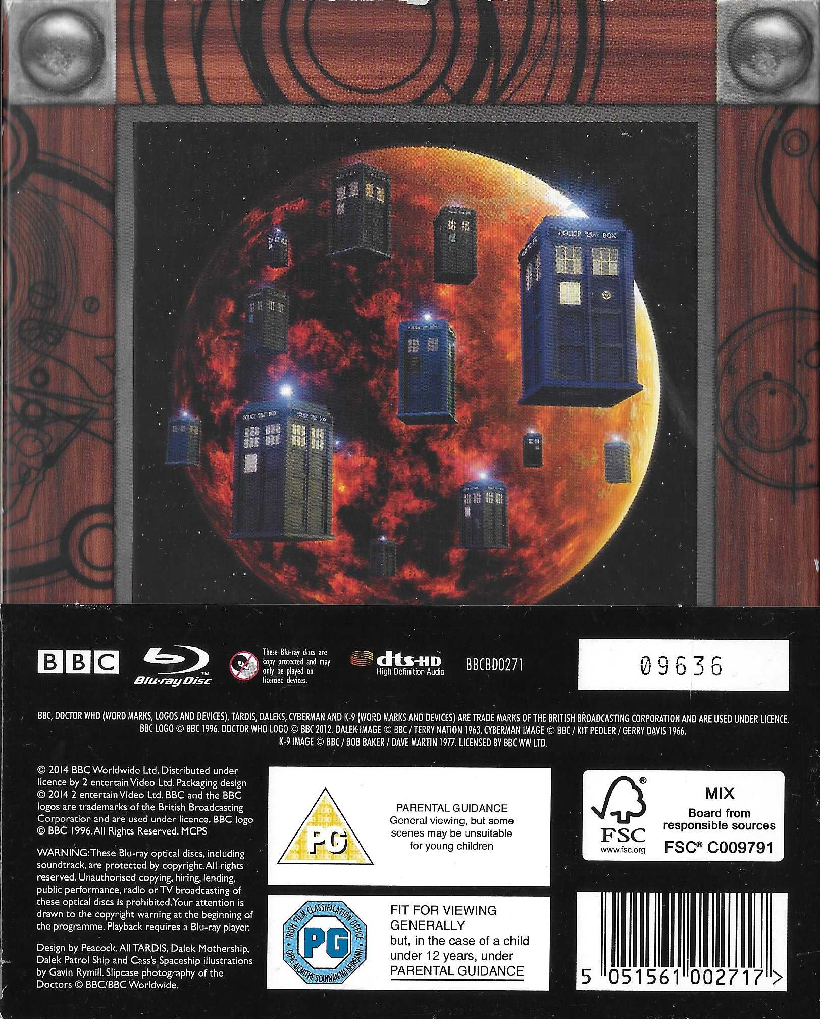 Picture of BBCBD 0271 Doctor Who - 50th anniversary collector's edition by artist Steven Moffat / Mark Gatiss from the BBC records and Tapes library